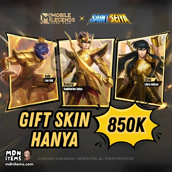 Tanggal Rilis Skin Saint Seiya